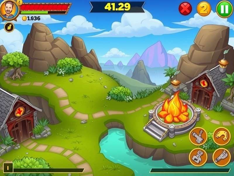 Ancient Shrine Adventure Game Screenshot